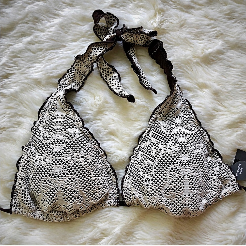 MOSSIMO Boho Brown Bikini Top
